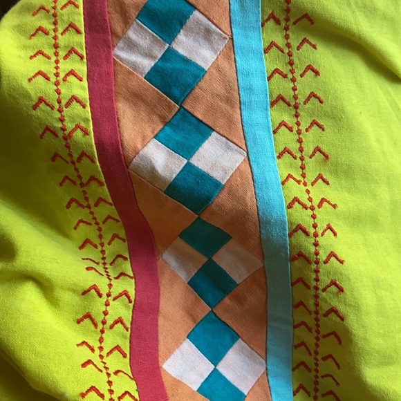 Anthropologie Yellow Quilotoa Strapless Leifsdottir Mini Dress - Picture 5 of 8